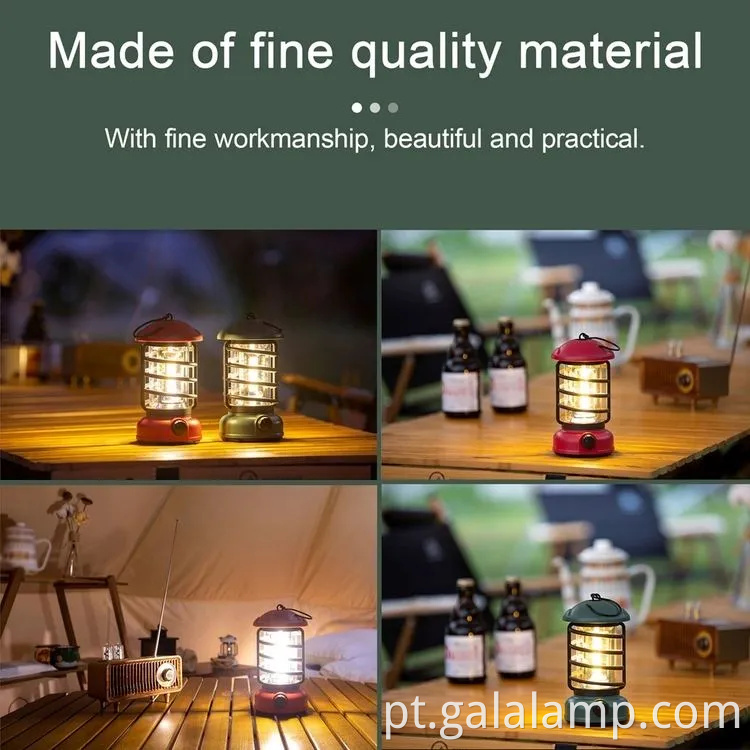 Luzes de acampamento portáteis finais para aventuras e segurança ao ar livre